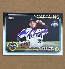 Parker Messick 2024 Topps Pro Debut Guardians - Parker Messick Signed  Auto