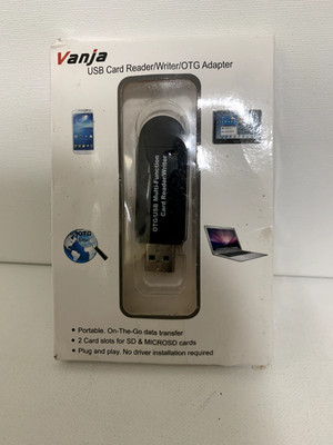 Vanja USB Card Reader/Writer/OTG Adapter - Portable Multifunction