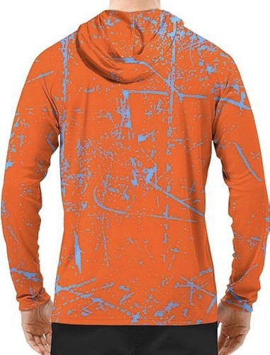 Men's UPF 50+ Sun Protection Hoodie – Long Sleeve Fishing & Hiking Shirt - Bild 9 von 13