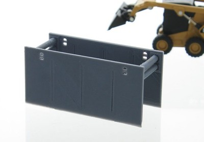 3D To Scale 64-165-GY 1/64   Trench Box Guard Gray Scene Utility