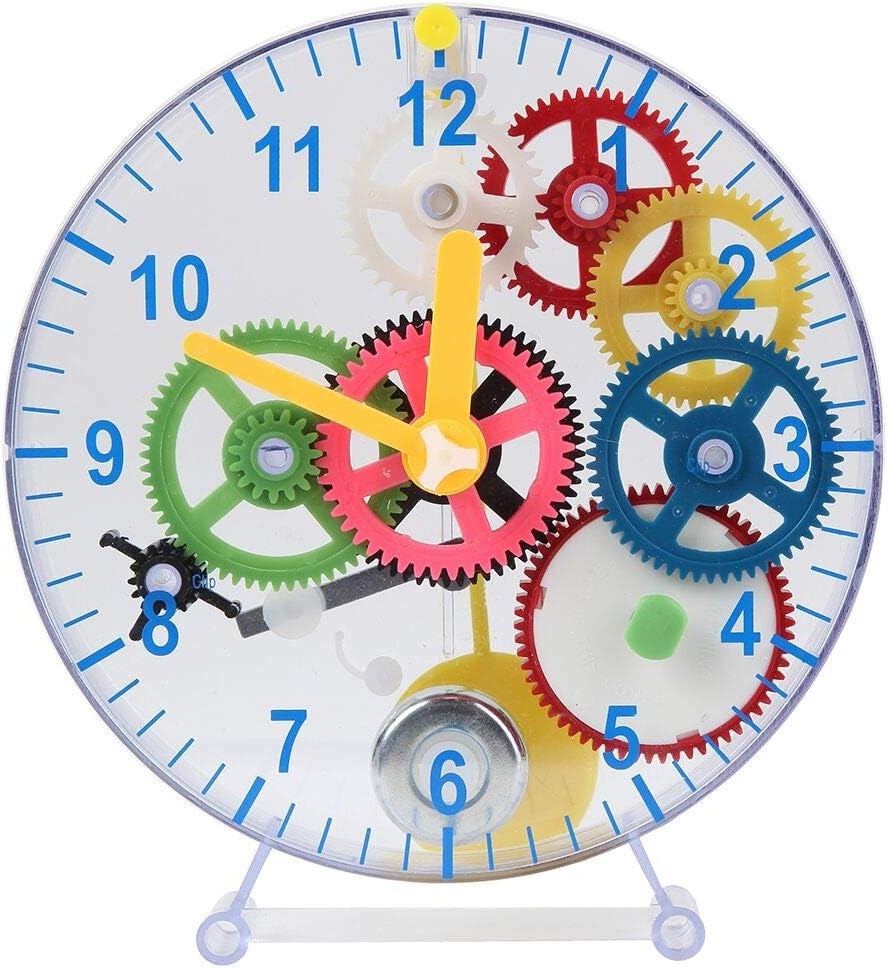 Lily's Home 31 Pieces Do-It-Yourself Children's First Puzzle Clock Kit, No Batte