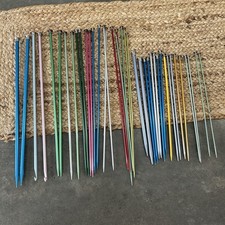 Lot 39 Vintage Knitting Needles Crochet Hooks Boye Brand
