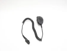 Remote Speaker Microphone Coiled Cable PTT Multi-Pin Connector Two-Way USED