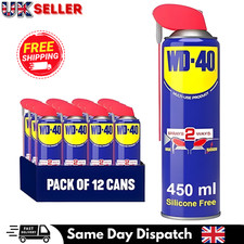 WD-40 Multi-Use Lubricant Smart Straw 12pack, x12 WD40 450ml Multi-Purpose Spray 29.63 per litre