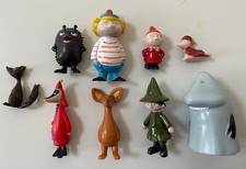9 Moomin advent calendar figures by Martinex #98526b