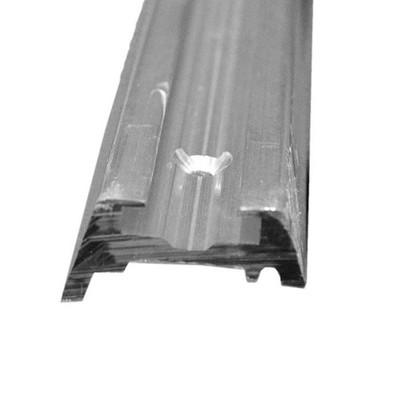 Taco Metals Boat Rub Rail Molding | 1 1/2 x 3/4 Inch Aluminum Precut (8 FT)