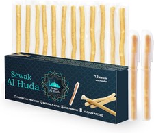 Pack of 12 Miswak Sticks Natural Toothbrush for Teeth Whitening Oral Health  F