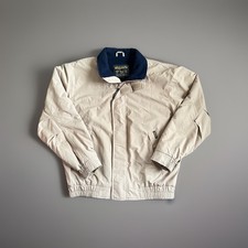 VTG Woolrich by John Rich and Bros Bomber Beige Jacket Men Medium Zip Up READ