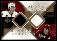 2007-08 SPx Winning Combos Ed Jovanovski/Shane Doan Phoenix Coyotes #WC-JD
