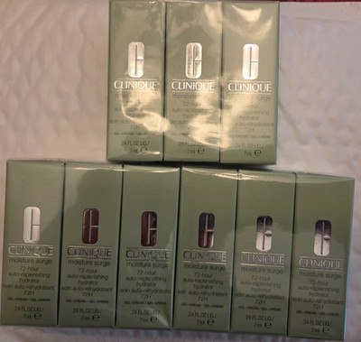 Clinique Moisture Surge 72hr Auto-Replenishing Hydrator Size .24 OZ - 9 Pack