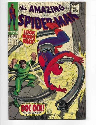 Amazing Spider-Man 53 1967 VG+ 4.5 Doctor Octopus Gwen Stacy