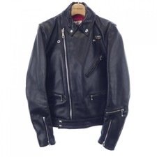 Lewis Leathers Cyclone Leather Motorcycle Jacket Black Size 36 Excellent Used