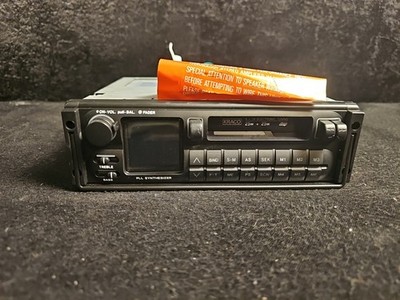 Vintage KRACO Anti-theft Digital AM/FM Cassette Stereo Player KF-1104