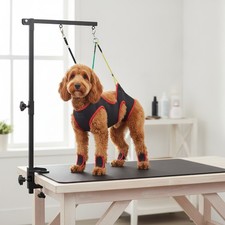 Compact 35" Dog Grooming Table Arm with No-Slip Hammock for Stress-Free Grooming