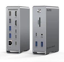 GIISSMO MacBook Pro Docking Station 14-in-2 Dual USB C 5E01