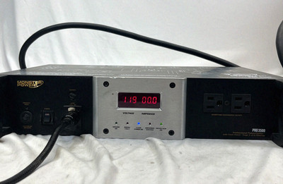 Monster Power Pro 3500 Home Theater PowerCenter Rack - TESTED + WORKING