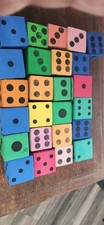 Math Games Teaching Foam 2" Dice Cubes