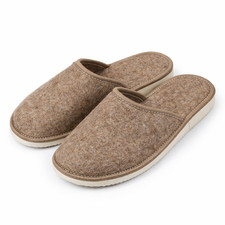 Pantofole da uomo in feltro di lana naturale calde accoglienti fatte a mano scarpe da casa Polskie Kapcie