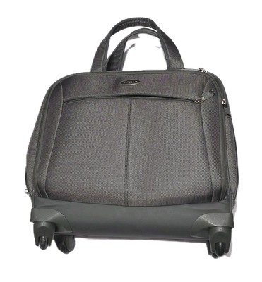 Samsonite Silhouette 11 Spinner Tote Rolling Carry-On Luggage Briefcase Grey