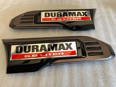 Used GMC Sierra HD Duramax 6.6 Fender Emblems 2500hd 3500hd Truck
