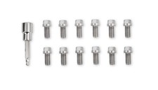 Mr. Gasket 2230G Headlock Locking Header Bolts - 3/8-16 x 3/4 Inch - Set of 12