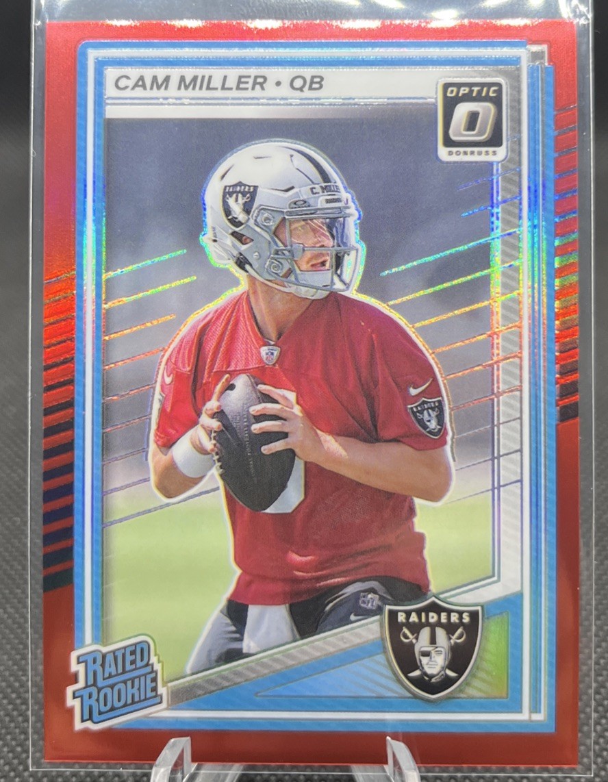 2025 Panini Donruss Optic - Rated Rookie Cam Miller #261 Red Prizm /149 (RC)