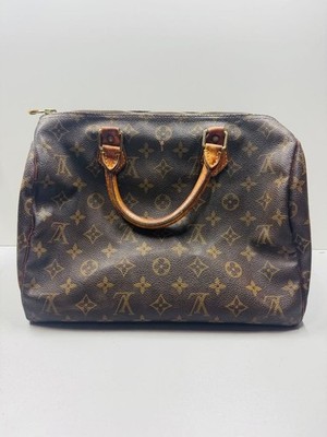 Auth Louis Vuitton Monogram Speedy 30 M41526 Handbag mini boston