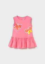 ABITO VESTITO NEONATA MAYORAL 1929 01929 COTONE 65 ROSA ORIGINALE PE 2026