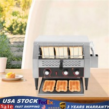 Electric Commercial Restaurant Industrial Conveyor Toaster 450 Slice/Hour 7Speed