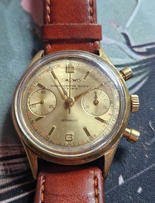 Emewo Schweizer Chronograph - Cal. Landeron 248 - 60er Jahre