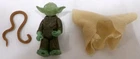 Vintage Yoda Star Wars 3.75" Kenner Figure Broken Brown Snake Coat Parts No COO