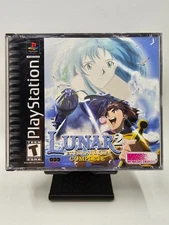 Lunar 2: Eternal Blue Complete (PlayStation 1, 2000) Complete with Manual & Map
