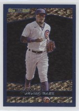 2021 Topps Update Topps Black Gold Blue Javier Baez #BG-18 0o1