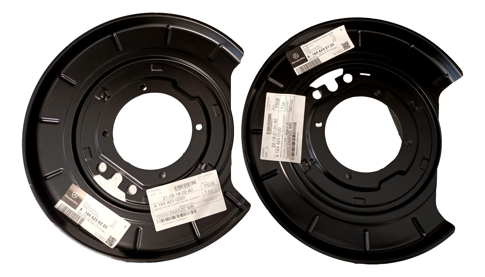 Disque d'ancrage arrière gauche droite pour Mercedes Classe M W164 et R251