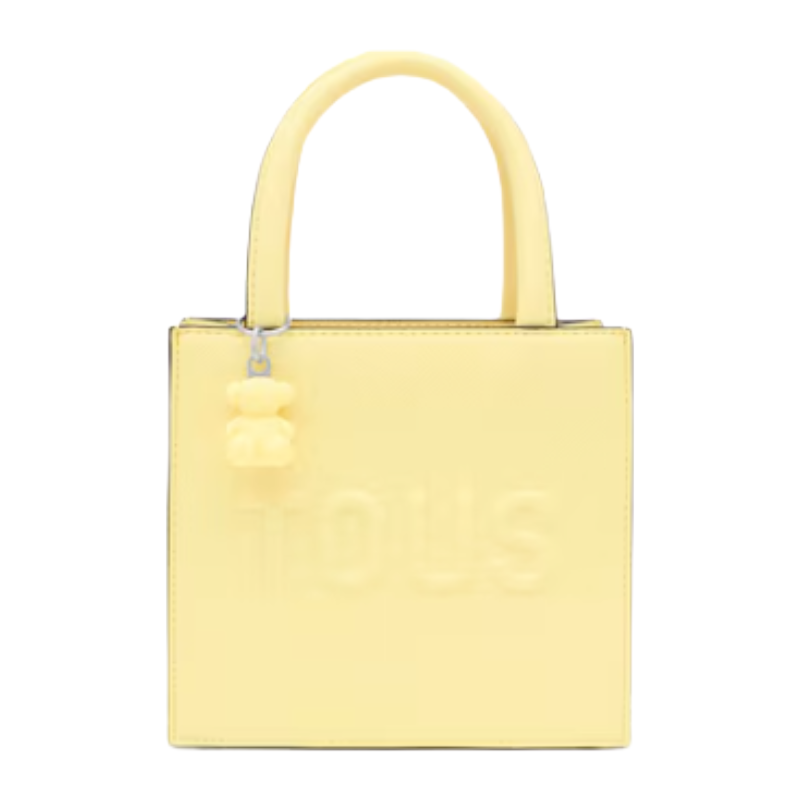 Tous Brenda Mini Cube Yellow Handbag Bag