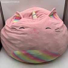 Squishmallow Sabrina The Caticorn Xl Plush Large Pink Unicorn Cat