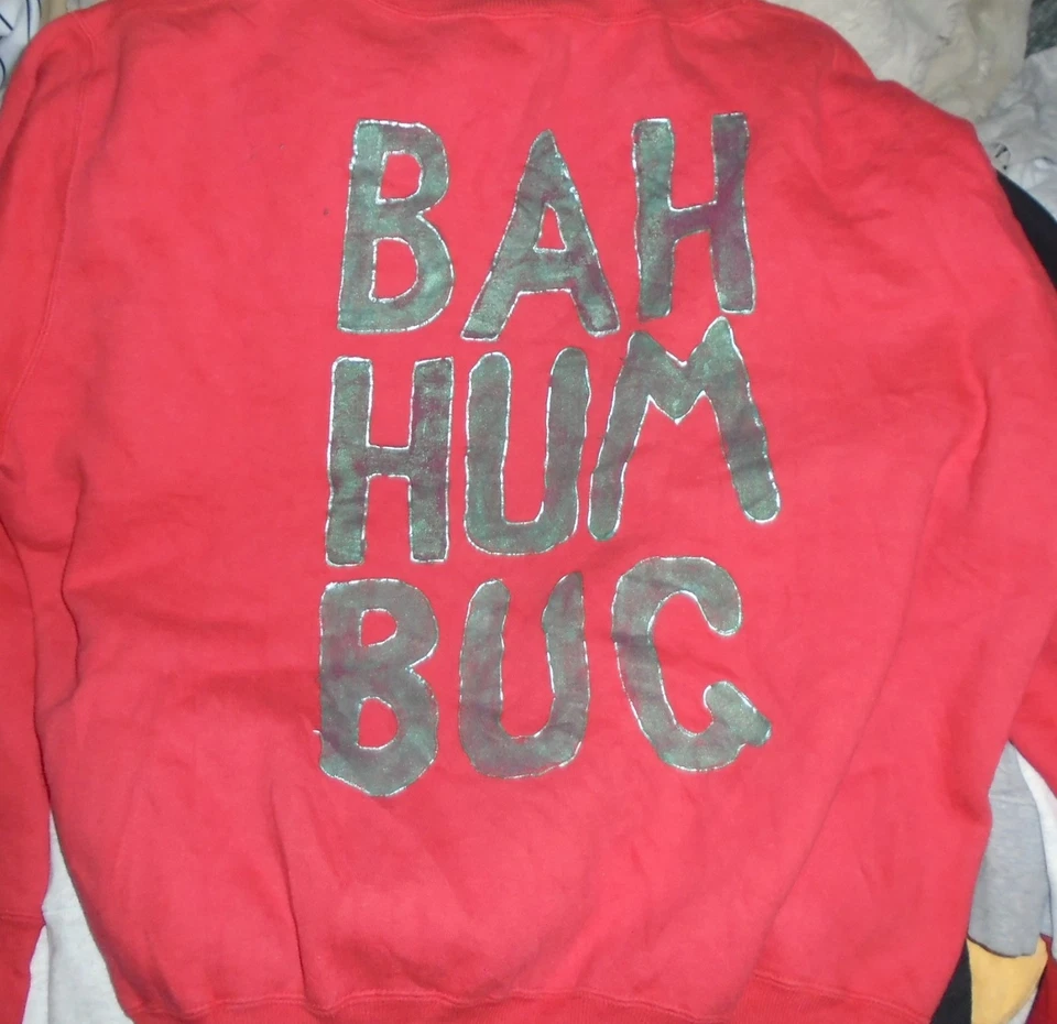 Sudadera vintage años 80 moto de nieve Navidad cuello redondo dibujos animados XL Foto 4 de 4