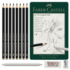 Faber Castell Pitt Graphite Matte Pencil Set 11 Piece