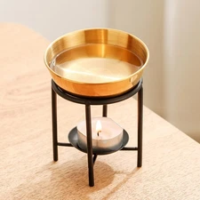 Aroma Burner for Essential Oils, Elegant Candle Holder, Stylish Diffuser for