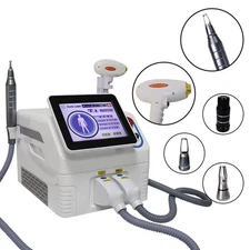 2In1 755/808/1064nm Laser Diode Hair Removal Nd Yag Tattoo Scar Removal Device