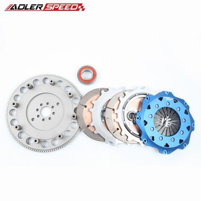 8.5'' Racing Twin Disc Clutch Kit + Flywheel For 90-96 NISSAN 300ZX NON-TURBO Z32