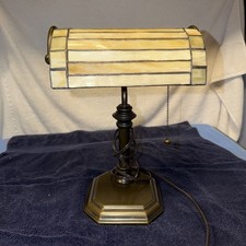 Tiffany Style Stained Glass Banker Desk Lamp ...
