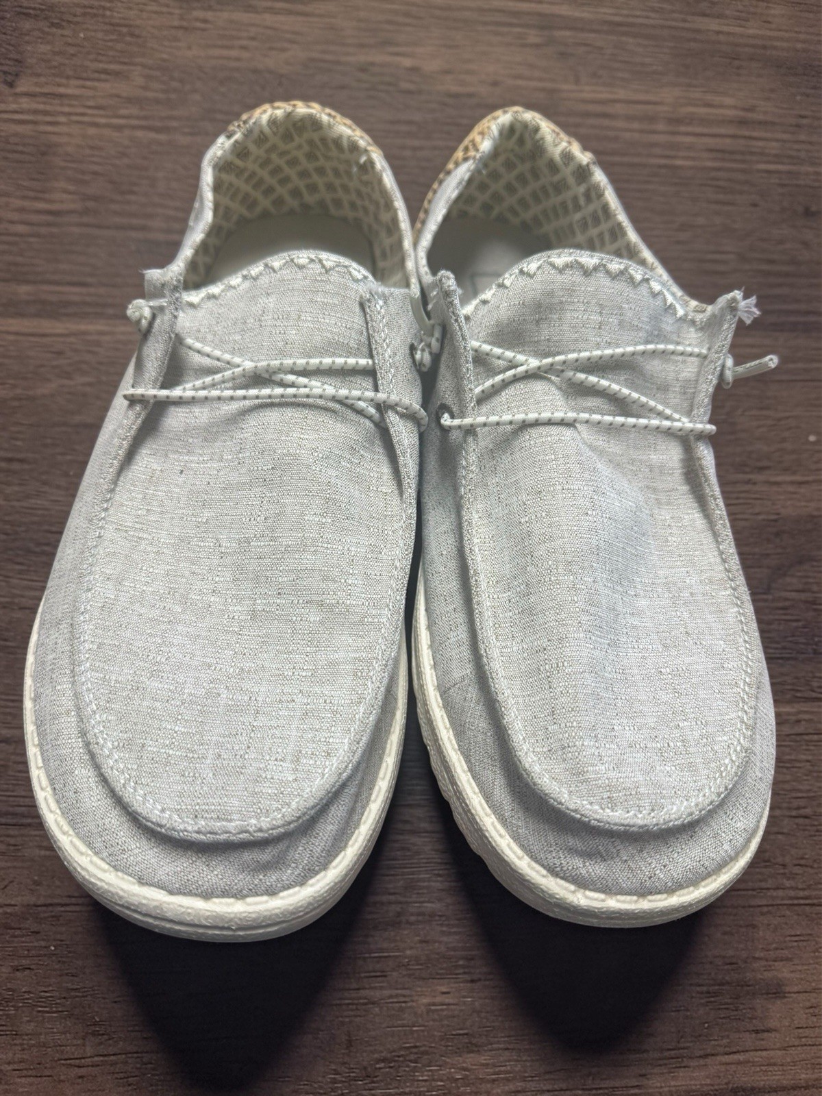 Hey Dude Wendy Chambray Java Tan/Gray Women’s Siz… - image 8