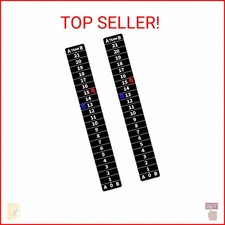 AIWEILUCK 2 Pack Cornhole Scoreboards Black, Magnetic Decal with Score Keepers f
