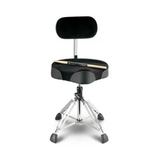 EASTROCK Drum Throne with Backrest 4 Leg,Heavy Duty Drum Stools Height Adjust...