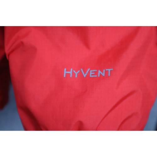 The North Face HyVent Red Blue Rain Jacket Coat Boy's Size M (10/12) - Picture 2 of 6