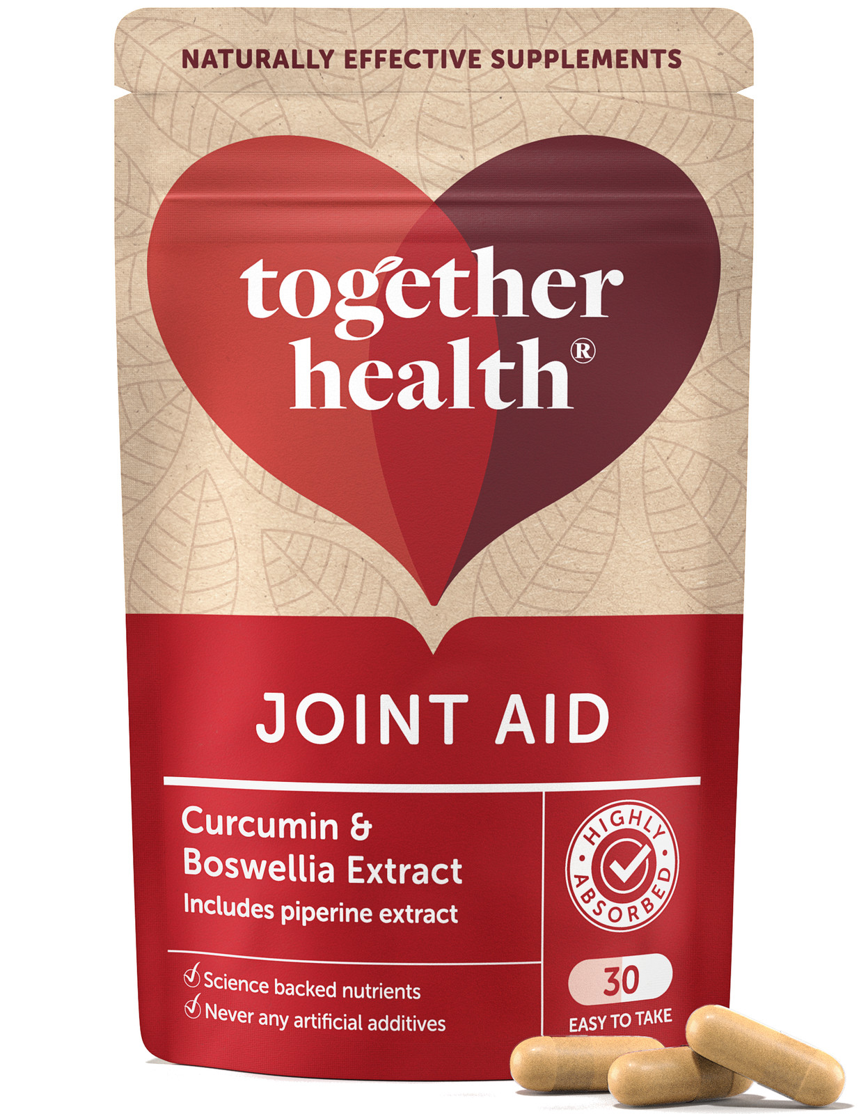 Together Health Joint Aid Curcumin & Boswellia 30 Capsules