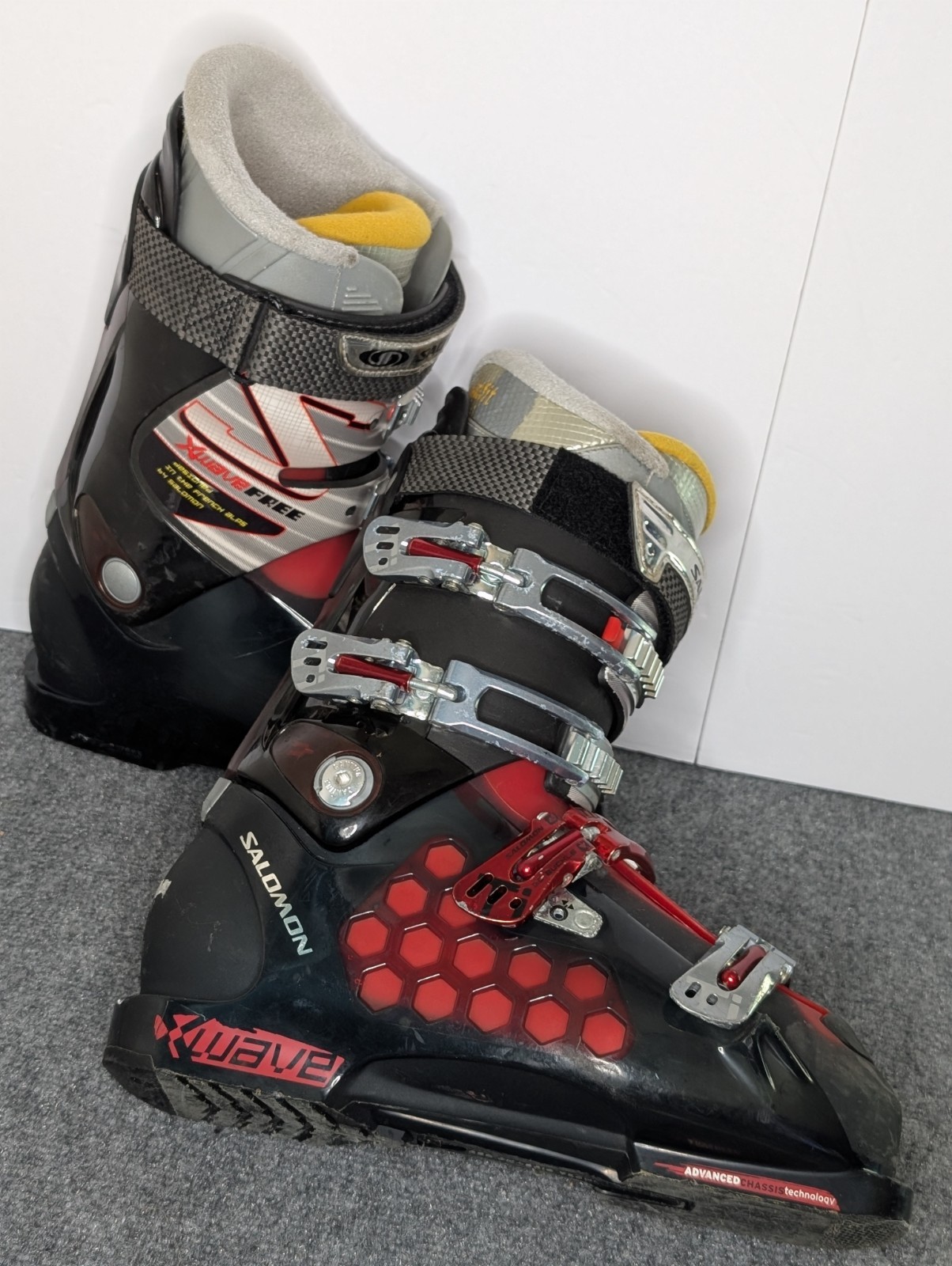 Scarponi da sci Salomon XWave 8 Free CarbonLink 315 mm 27 US misura 9 9 5 Flex 90