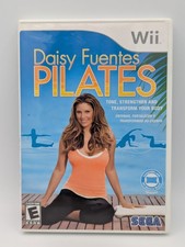 Daisy Fuentes Pilates (Nintendo Wii, 2009) Complete Authentic Tested NA Manual