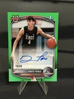 25-26 Bowman Basketball 1st Bowman Davis Fogle AUTO True Green 70/99 GONZAGA
